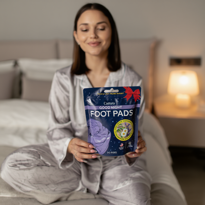 Caelura Tiefenreinigende Fußpads | Entspanne und belebe deine Füße | 10 Paar für Geruchskontrolle und Entspannung
